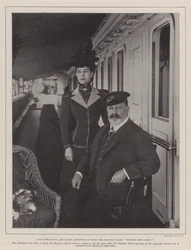 King Edward VII and Queen Alexandra on Board His Majesty