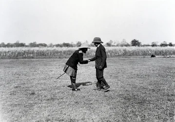 King George V Greets the Maharaja of Nepal