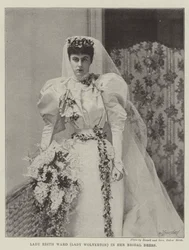 Lady Edith Ward (Lady Wolverton) in her Bridal Dress