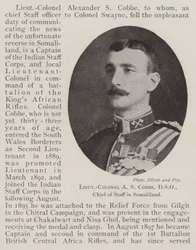 Lieutenant-Colonel A S Cobbe, DSO, Chief of Staff in Somaliland