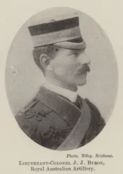 Lieutenant-Colonel J. J. Byron, Royal Australian Artillery