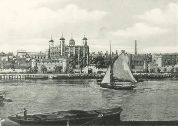 London Tower from the Thames