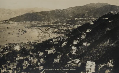 Looking East, Hong Kong, from an album of photographs relating to the service of Pte H. Chick, 1940