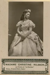 Madame Christine Nilsson as Violetta in La Traviata