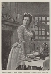 Madame Rejane as Madame Sans-Gene, at the Gaiety Theatre