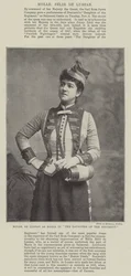 Mademoiselle de Lussan as Maria in The Daughter of the Regiment