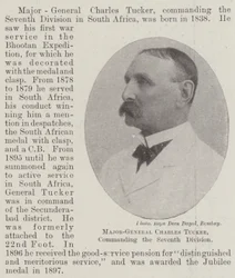 Major-General Charles Tucker, commanding the Seventh Division