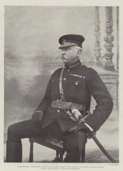 Major-General T Kelly-Kenny (commanding the Sixth Division), who captured over Seventy of Cronjes Wagons, with a Large Quantity of Stores and Ammunition
