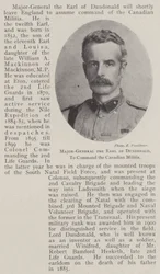 Major-General the Earl of Dundonald, to Command the Canadian Militia