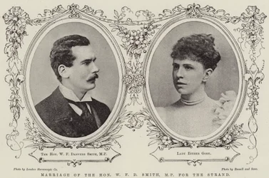 Marriage of the Honourable W F D Smith, MP for the Strand