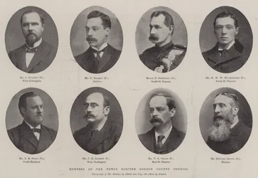 Members of the Newly Elected London County Council