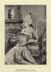 Miss Fortescue as Lady Teazle