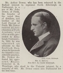 Mr. A. Dewar, New MP for South Edinburgh