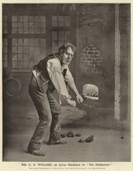 Mr E S Willard as Cyrus Blenkarn in The Middleman
