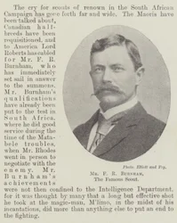 Mr F R Burnham, the Famous Scout