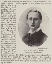 Mr J H Dudley Ryder, New MP for Gravesend