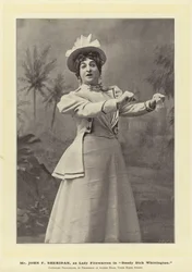 Mr John F Sheridan as Lady Fitzwarren in Dandy Dick Whittington
