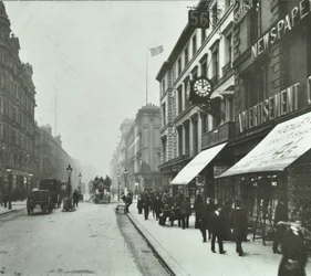 New Oxford Street: looking west by Bloomsbury Way, 1890