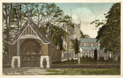 Penwortham church and lych gates