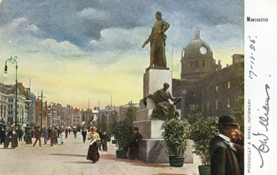 Piccadilly and the Royal Infirmary, Manchester