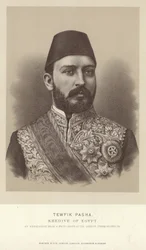 Portrait of Tewfik Pasha, Khedive of Egypt