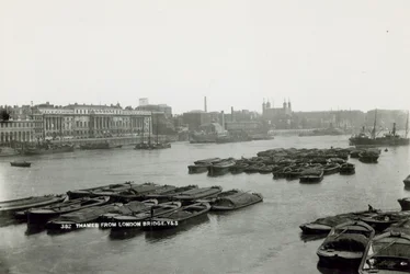 View of the Thames from London Bridge
