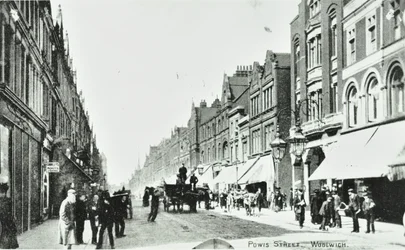 Powis Street, Woolwich: general view, 1890