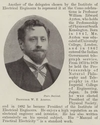 Professor W E Ayrton