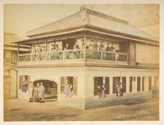 Prostitutes at the Shinpuro Brothel, Takashima-cho, Yokohama