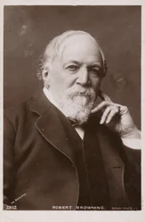 Robert Browning (1812-1889), English poet and playwright