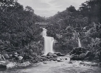 Scotland: Inversnaid Falls, Loch Lomond