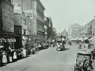 Shoreditch High Street: looking north, 1896