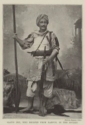 Slatin Bey, who escaped from Darfur, in the Soudan