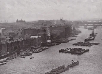 South Bank of the Thames, from the Tower Bridge