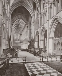 Southwark Cathedral, the Choir and Nave, looking West