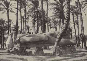 Statue of Rameses II, lying in the city which Jeremiah said should be without inhabitant