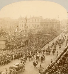 Stereographic print of Queen Victoria