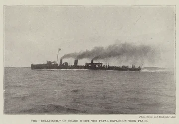 The Bullfinch, on Board Which the Fatal Explosion Took Place