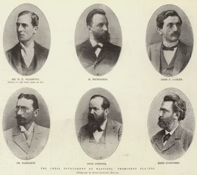 The Chess Tournament at Hastings, Prominent Players