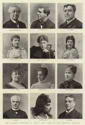 The Comédie Française at Drury Lane, some of the Principal Artistes