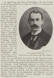 The Earl of Denbigh, Special Envoy of the King at the Pope