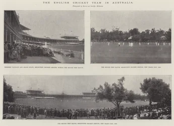 The English Cricket Team in Australia