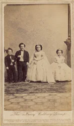 The Fairy Wedding group; General Tom Thumb