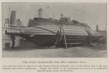The First Submarine for the German Navy
