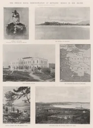 The French Naval Demonstration at Mitylene, Scenes in the Island