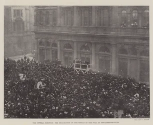 The General Election, the declaration of the result of the poll at Newcastle-on-Tyne