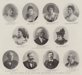The Handel Festival at the Crystal Palace, the Conductor and the Principal Vocalists