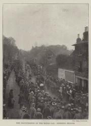 The Inauguration of the Motor-Car, entering Reigate