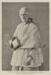 The Late Cardinal Manning in his Cardinal