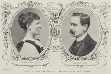 The Marriage of the Honourable Alicia Amherst and Mr Evelyn Cecil